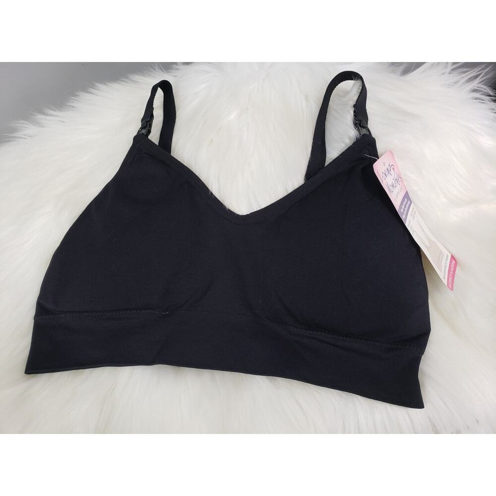 Loving Moments Luxurious Women's Bamboo Maternity To Nursing Sleep Bra‎  LARGE